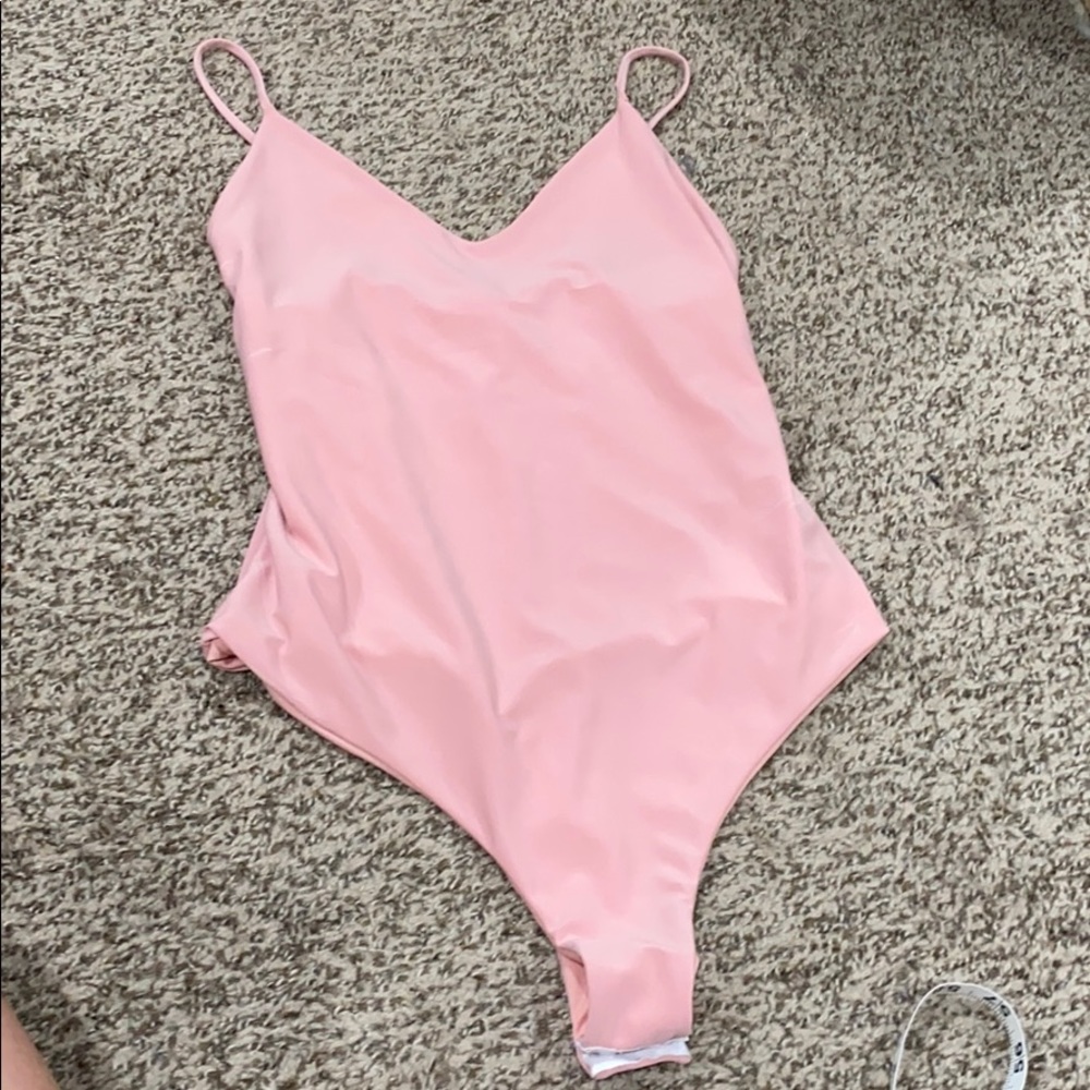 Beautiful pink bodysuit